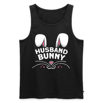Mari Bunny - Débardeur bio Premium Homme - noir - Devant - Michal (187cm)
