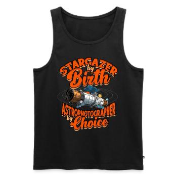 Astrophotography Astrophotographer - Men's Premium Organic Tank Top - black - Front - AI Model Male 178 light (178cm)