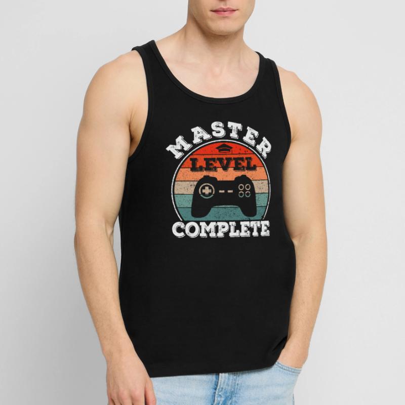 Master Abschluss Absolvent BWL Student Studium Männer Premium Bio Tank Top