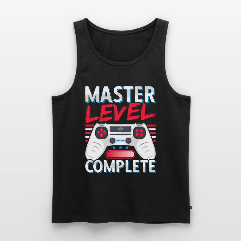 Master Abschluss Absolvent BWL Student Studium Männer Premium Bio Tank Top