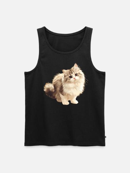 Ragamuffin Kitten Ragamuffin Cat - Men's Premium Organic Tank Top - black