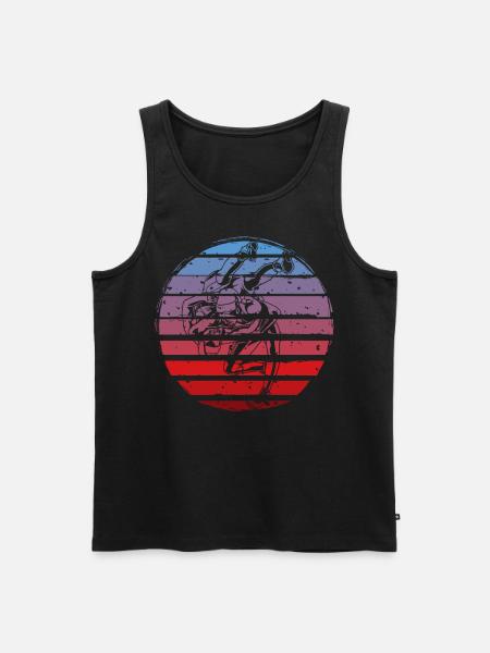 Ringen - Männer Premium Bio Tank Top - Schwarz