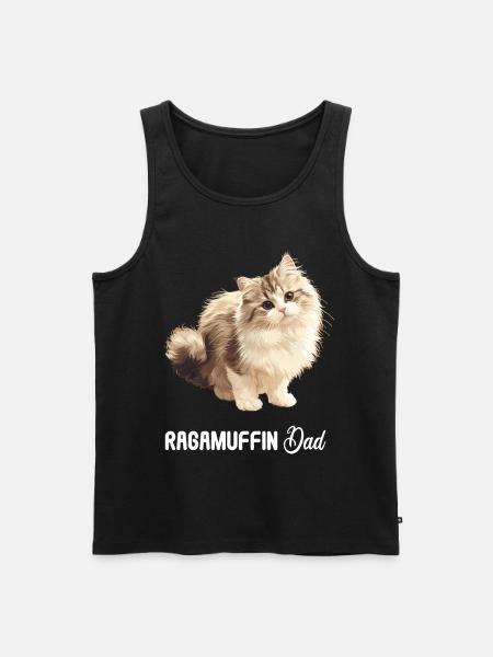 Ragamuffin Kitten Ragamuffin Cat - Men's Premium Organic Tank Top - black