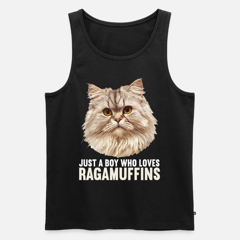 Ragamuffin Chaton Ragamuffin Chat - Débardeur bio Premium Homme - noir