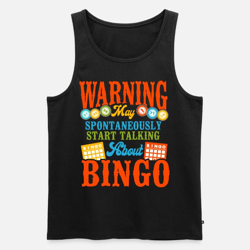Bingo Player Warning May - Männer Premium Bio Tank Top - Schwarz