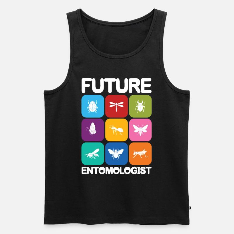 Future Entomologist - Männer Premium Bio Tank Top - Schwarz