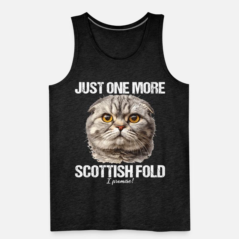 Scottish Fold Kätzchen Scottish Fold Katze Männer Premium Bio Tank Top