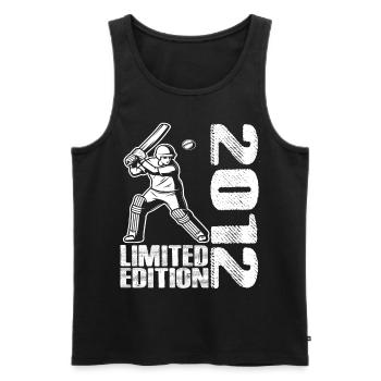 Limited Edition 2012 Limited Edition Cricket - Männer Premium Bio Tank Top - Schwarz - Vorne - Michal (187cm)