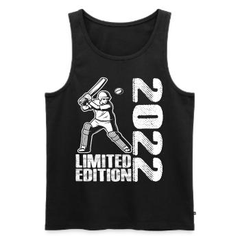 Édition limitée 2022 Édition limitée Cricket - Débardeur bio Premium Homme - noir - Devant - Michal (187cm)