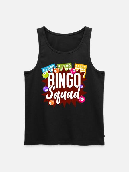 Bingo Player Bingo Squad - Men's Premium Organic Tank Top - black