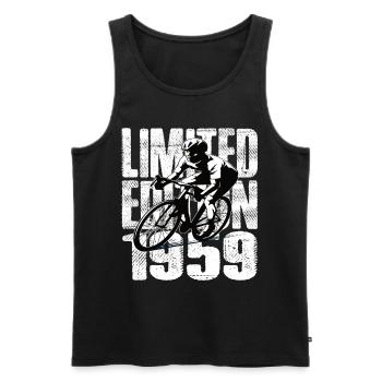 Édition limitée 1959 édition limitée anniversaire - Débardeur bio Premium Homme - noir - Devant - Michal (187cm)