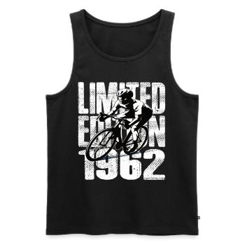 Édition limitée 1962 Édition limitée anniversaire - Débardeur bio Premium Homme - noir - Devant - Michal (187cm)
