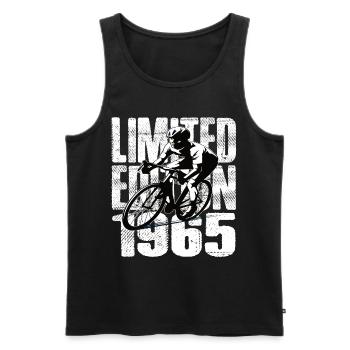 Édition limitée 1965 édition limitée anniversaire - Débardeur bio Premium Homme - noir - Devant - Michal (187cm)