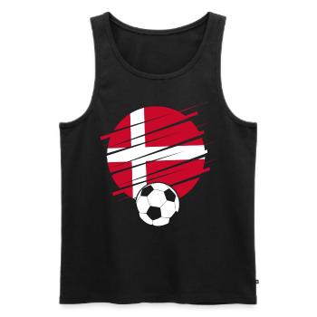 Dänemark Geschenk Europe Nation Denmark Copenhagen - Männer Premium Bio Tank Top - Schwarz - Vorne - Michal (187cm)