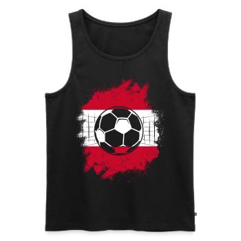 Austria Austria Vienna Styria Tyrol - Men's Premium Organic Tank Top - black - Front - Michal (187cm)
