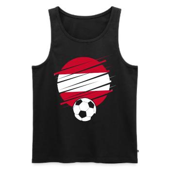 Austria Austria Vienna Styria Tyrol - Men's Premium Organic Tank Top - black - Front - Michal (187cm)