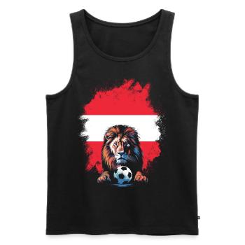Austria Austria Vienna Styria Tyrol - Men's Premium Organic Tank Top - black - Front - Michal (187cm)