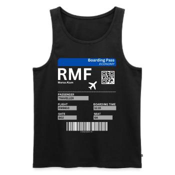 Marsa Alam Ägypten Flugticket Urlaub Idee - Männer Premium Bio Tank Top - Schwarz - Vorne - Michal (187cm)