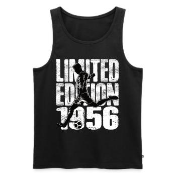 Édition limitée 1956 Édition limitée Football - Débardeur bio Premium Homme - noir - Devant - Michal (187cm)