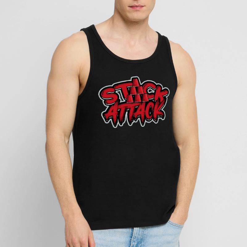 Stack Attack Speed Stacker Cup Stacking Männer Premium Bio Tank Top