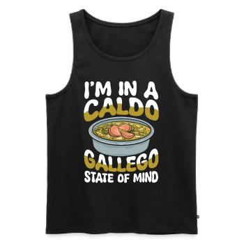 I'm In A Caldo State Of Mind - Männer Premium Bio Tank Top - Schwarz - Vorne - Michal (187cm)