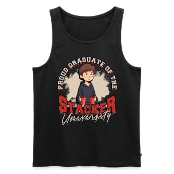 Cup Stacking Sport Stacking Speed Stacker - Männer Premium Bio Tank Top - Schwarz - Vorne - AI Model Male 178 light (178cm)