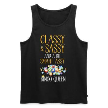 Bingo Player Classy Sassy And A - Männer Premium Bio Tank Top - Schwarz - Vorne - AI Model Male 178 light (178cm)