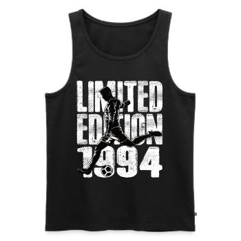 Limited Edition 1994 Limited Edition Fußball - Männer Premium Bio Tank Top - Schwarz - Vorne - Michal (187cm)