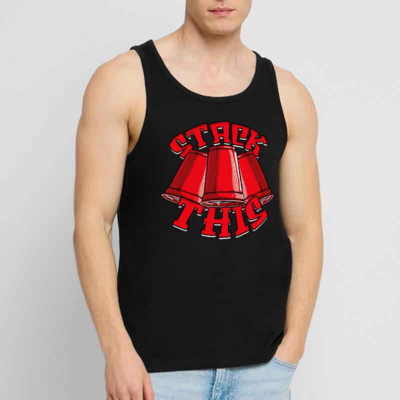 Sport Stacking Stack This Cup Stacking Männer Premium Bio Tank Top