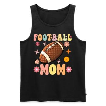 Football Maman Groovy Football Mutter - Débardeur bio Premium Homme - noir - Devant - Michal (187cm)