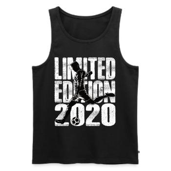 Limited Edition 2020 Limited Edition Fußball - Männer Premium Bio Tank Top - Schwarz - Vorne - Michal (187cm)