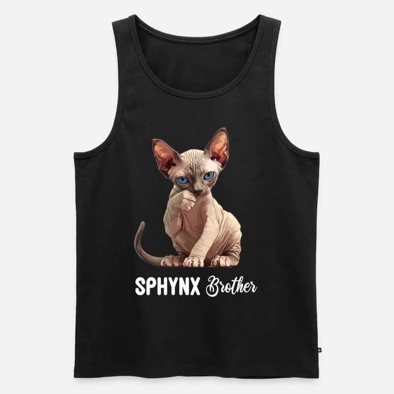 Sphynx Kitten Sphynx Cat - Men's Premium Organic Tank Top - black