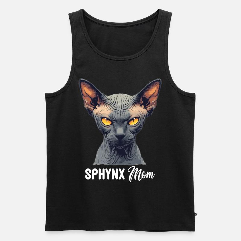 Sphynx Kätzchen Sphynx Katze - Männer Premium Bio Tank Top - Schwarz