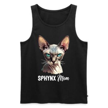 Sphynx Kätzchen Sphynx Katze - Männer Premium Bio Tank Top - Schwarz - Vorne - AI Model Male 178 light (178cm)