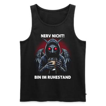 Nerve Not Retired - Men's Premium Organic Tank Top - black - Front - AI Model Male 178 light (178cm)