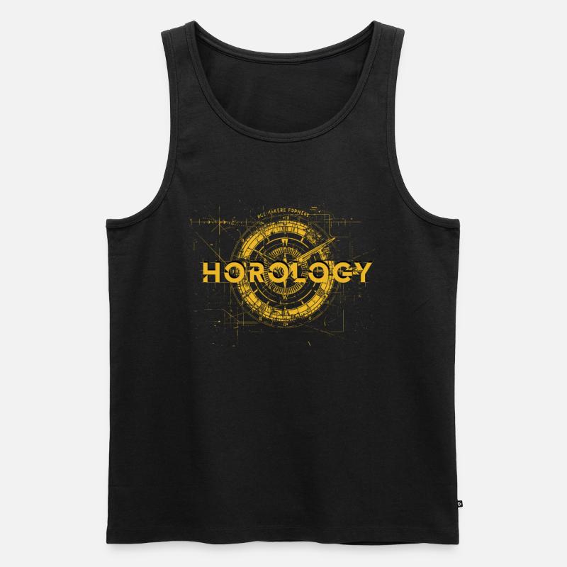 Uhrmacher Uhrmacherei - Männer Premium Bio Tank Top - Schwarz