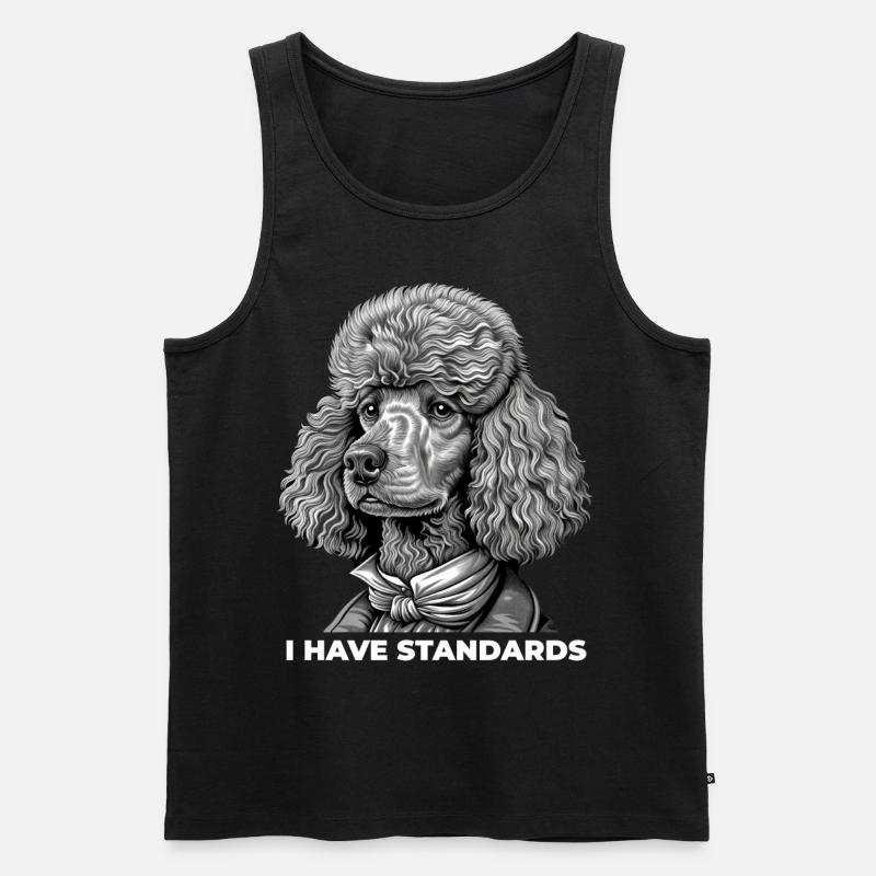 I Have Standards - Männer Premium Bio Tank Top - Schwarz