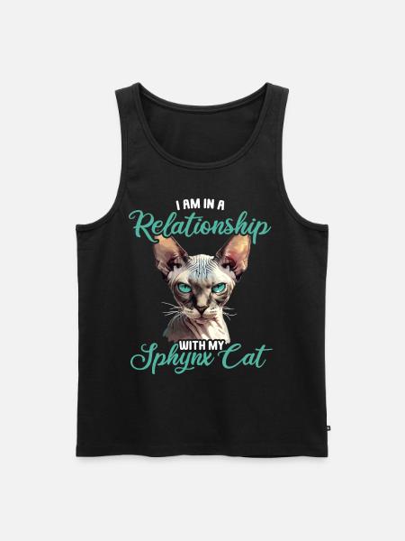 Sphynx Kitten Sphynx Cat - Men's Premium Organic Tank Top - black