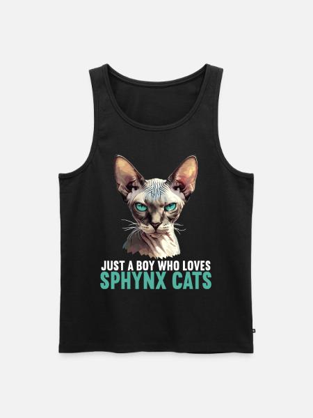 Sphynx Kitten Sphynx Cat - Men's Premium Organic Tank Top - black