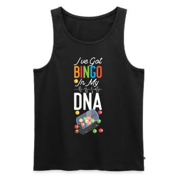 Bingo Player I've Got Bingo In My - Männer Premium Bio Tank Top - Schwarz - Vorne - AI Model Male 178 light (178cm)