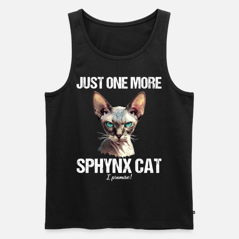 Chaton Sphynx Chat Sphynx - Débardeur bio Premium Homme - noir