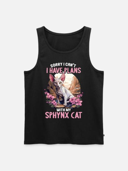 Sphynx Kitten Sphynx Cat - Men's Premium Organic Tank Top - black