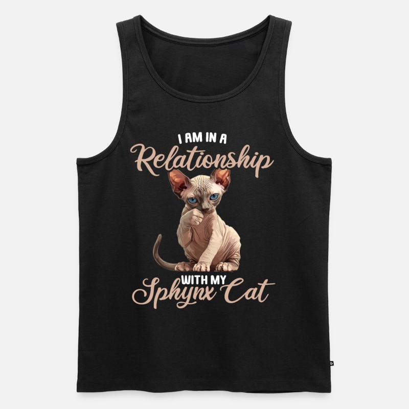Chaton Sphynx Chat Sphynx - Débardeur bio Premium Homme - noir