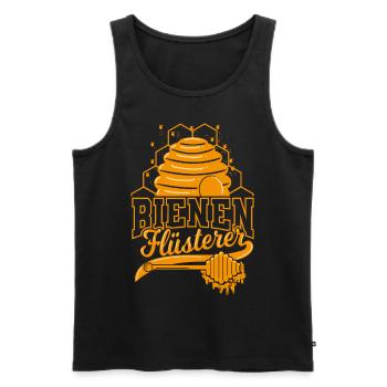 Bees Whisperer Bee Honey Beekeeper Apiculture - Débardeur bio Premium Homme - noir - Devant - AI Model Male 178 light (178cm)
