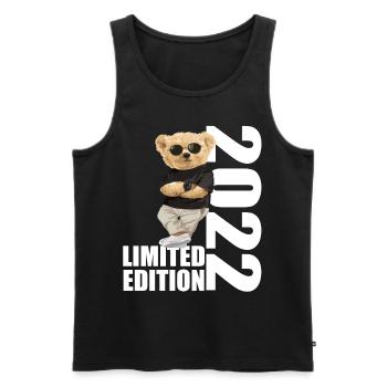 Limited Edition 2022 Bär Bären Geburtstag 2022 - Männer Premium Bio Tank Top - Schwarz - Vorne - Michal (187cm)