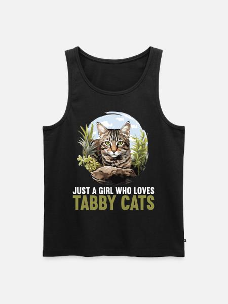 Tabby Kitten Tabby Cat - Men's Premium Organic Tank Top - black