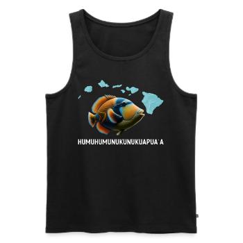 Humuhumunukunukuapua'a Hawaiian Reef Pusher - Men's Premium Organic Tank Top - black - Front - AI Model Male 178 light (178cm)