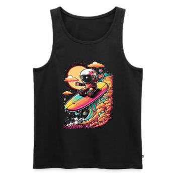 Are You Gonna Perform At The Tail-Lent Show - Männer Premium Bio Tank Top - Schwarz - Vorne - Michal (187cm)