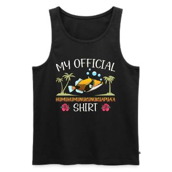 Humuhumunukunukuapua'a Hawaiian Reef Pusher - Men's Premium Organic Tank Top - black - Front - Michal (187cm)