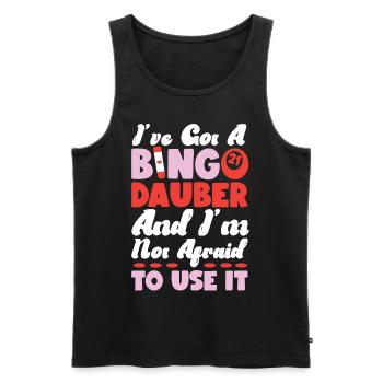 Bingo Player I've Got A Bingo - Männer Premium Bio Tank Top - Schwarz - Vorne - AI Model Male 178 light (178cm)
